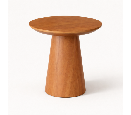 MESA LATERAL CONE 450X400X400MM MADERA NOCE