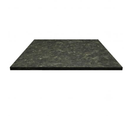 MESADA DE GRANITO CUADRADA 80X80X2CM VERDE UBATUBA