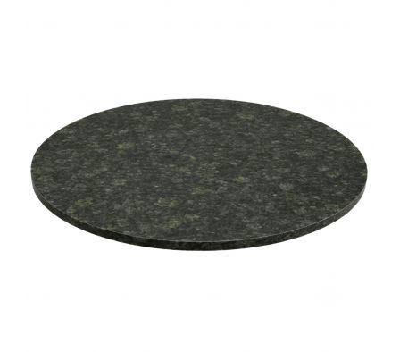 MESADA DE GRANITO CIRCULAR 80X2CM VERDE UBATUBA
