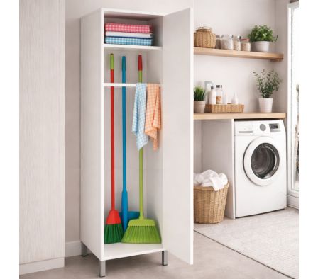 ARMARIO LAVADERO ES 50X55X205CM BLANCO