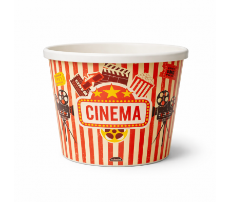 8688 RECIPIENTE DECORA PALOMITAS DE MAIZ 2,1L GRIS