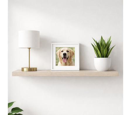 REPISA LINEAL CYN 80X20X2.5CM PINO ALAND BLANCO