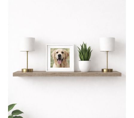 REPISA LINEAL CYN 100X20X2.5CM  ROBLE VICENZA GRIS