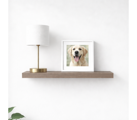 REPISA LINEAL CYN 50X20X2.5CM  ROBLE VICENZA GRIS