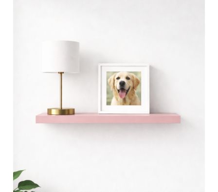 REPISA LINEAL CYN 50X20X2.5CM ROSA VINTAGE