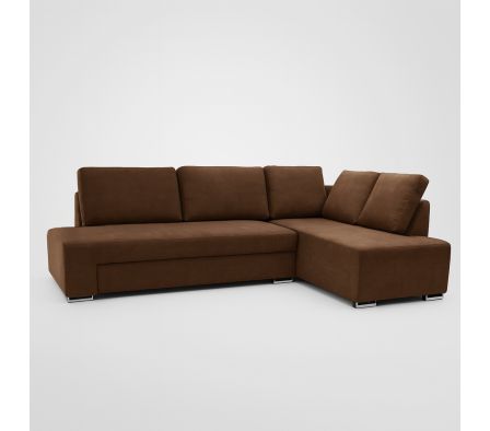 SOFA DYLAN ESQ 2.82x2.00x0.98x0.80M T MARRON