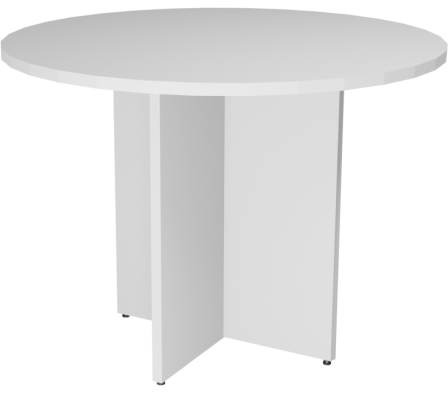 MESA COMEDOR RD EQUIS 100X75CM BLANCO