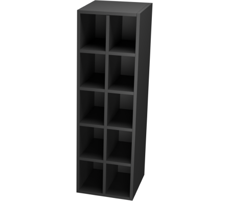 MODULO COLGANTE BO 30X96X30CM NEGRO VETAS
