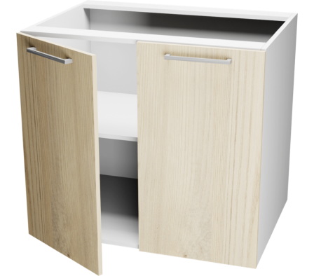 MODULO INFERIOR COCINA 80X55X72CM CASTAÑO KENTUCKY ARENA *HAS*
