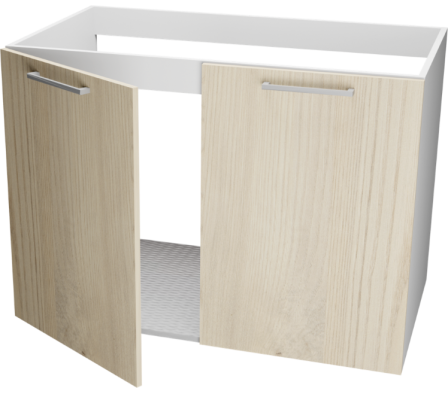 MODULO INFERIOR COCINA PI 100X55X72CM CASTAÑO KENTUCKY ARENA *HAS*