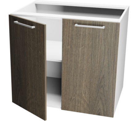 MODULO INFERIOR COCINA 80X55X72CM DENVER GRAFITO *HAS*