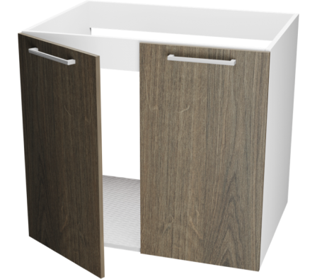 MODULO INFERIOR COCINA PI 80X55X72CM DENVER GRAFITO *HAS*