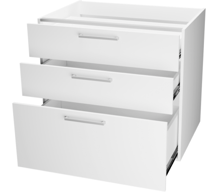 MODULO INFERIOR COCINA AN 80X55X72CM BLANCO