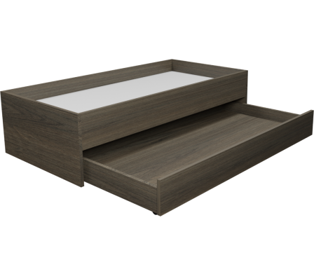 CAMA CAMITA 196X97X50CM DENVER GRAFITO *HAS*