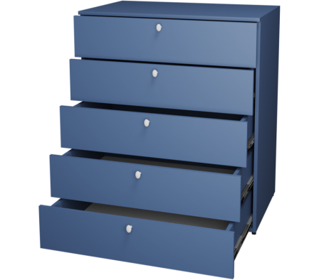 COMODA NIÑOS 80X50X92.5CM AZUL  COSMICO