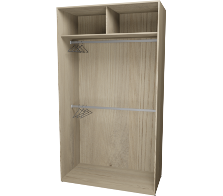 PLACARD VESTIDOR P 120X59X215CM CASTAÑO KENTUCKY ARENA *HAS*