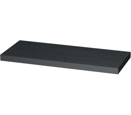REPISA LINEAL CYN 50X20X2.5CM NEGRO VETAS