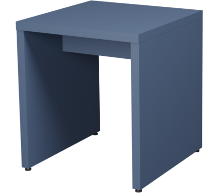 BANQUETA SIMONE 40X40X45CM AZUL COSMICO