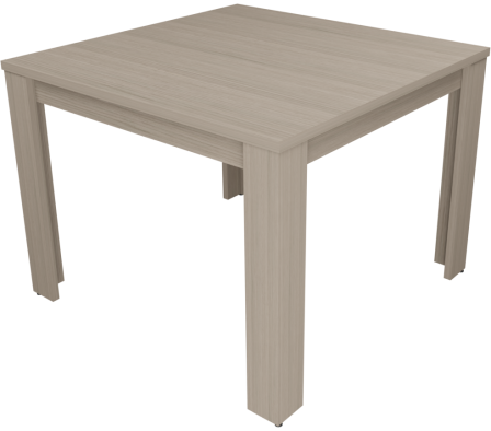 MESA COMEDOR 100X100X75CM ROBLE VICENZA GRIS