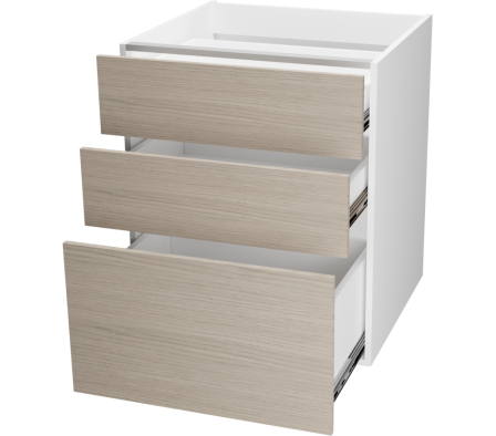 MODULO INFERIOR COCINA AN 60X55X72CM ROBLE VICENZA GRIS