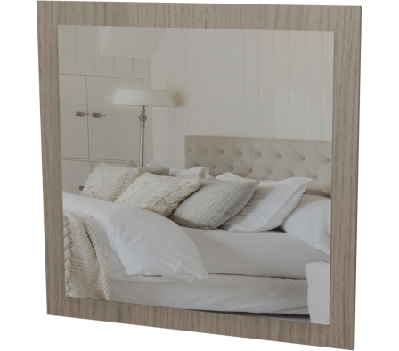 ESPEJO CUADRO 70X70X1.5CM  ROBLE VICENZA GRIS