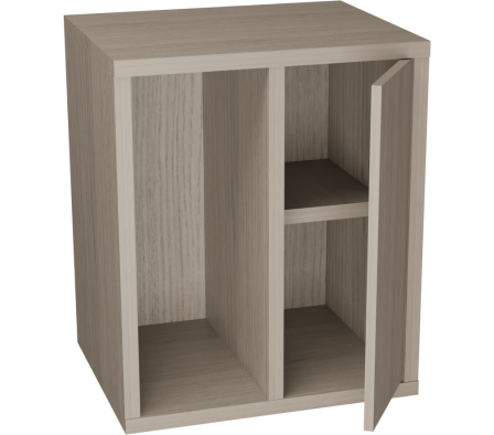 MESITA LUZ BD 50X60X40CM  ROBLE VICENZA GRIS