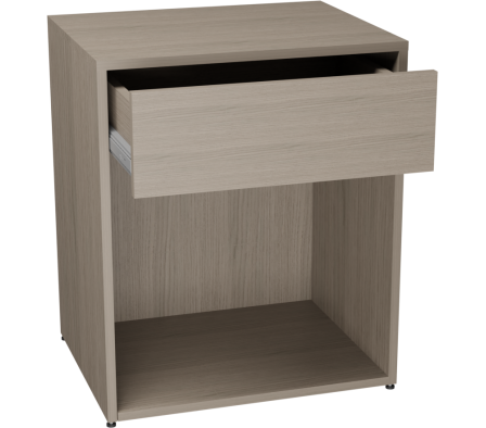 MESITA LUZ ROS 50X60X40CM  ROBLE VICENZA GRIS