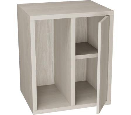 MESITA LUZ BD 50X60X40CM PINO ALAND BLANCO