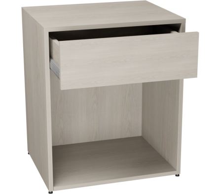 MESITA LUZ ROS 50X60X40CM PINO ALAND BLANCO