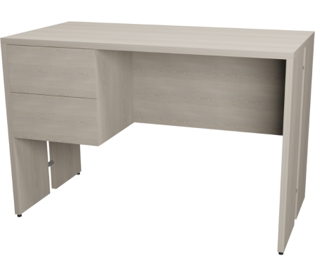 ESCRITORIO BERLIN 2C 120X60X80CM PINO ALAND BLANCO