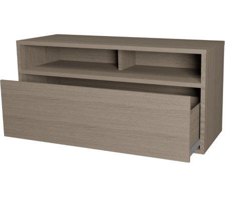 MUEBLE TV FELIPE 120X46X60CM  ROBLE VICENZA GRIS