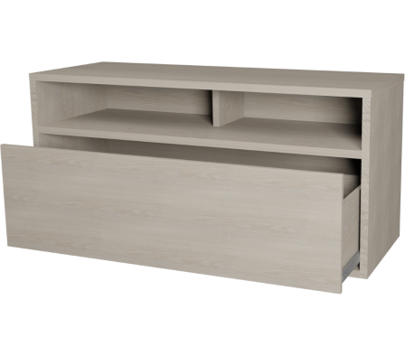 MUEBLE TV FELIPE 120X46X60CM PINO ALAND BLANCO