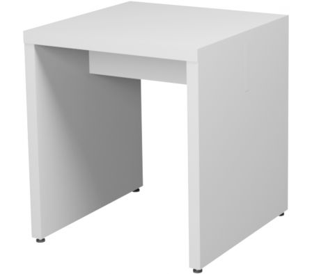 BANQUETA SIMONE 40X40X45CM BLANCA