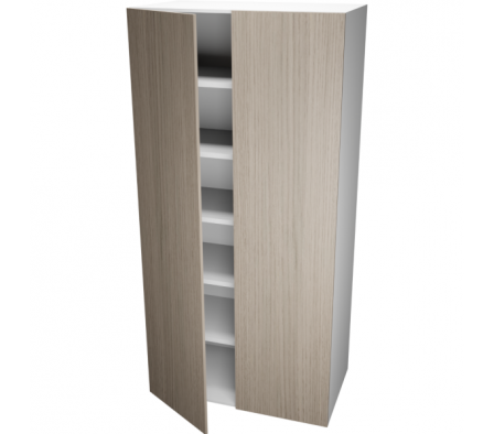 ARMARIO COCINA 100X55X207CM ROBLE VICENZA GRIS