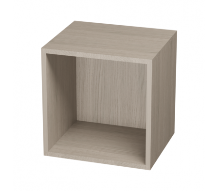 REPISA CUADRO 35X36X30CM ROBLE VICENZA GRIS *HAS*