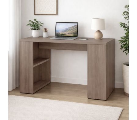 ESCRITORIO TOKIO 120X60X80CM  ROBLE VICENZA GRIS