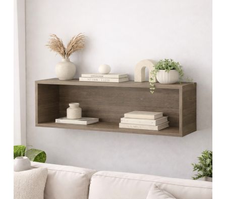 REPISA CUADRO 100X36X30CM ROBLE VICENZA GRIS