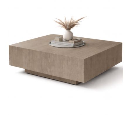 MESA CENTRO RANIA 80X80X35CM ROBLE VICENZA GRIS