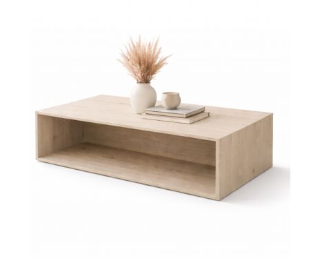 MESA CENTRO HEBE 110X65X35CM PINO ALAND BLANCO