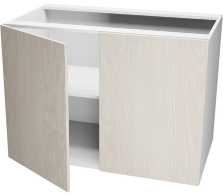 MODULO INFERIOR COCINA 100X55X72CM PINO ALAND BLANCO