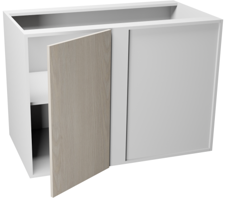 MODULO INFERIOR COCINA ED 100X55X72CM  PINO ALAND BLANCO