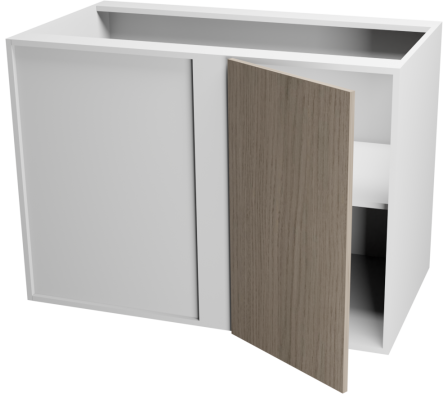 MODULO INFERIOR COCINA EI 100X55X72CM  ROBLE VICENZA GRIS