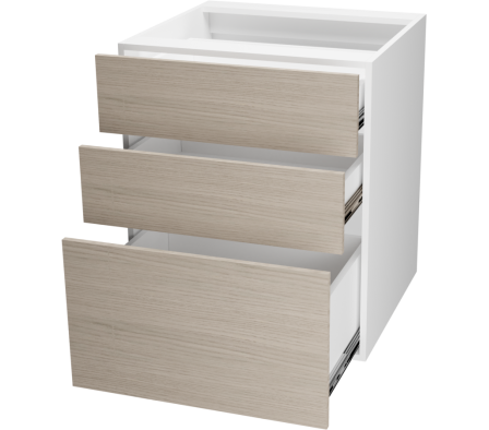 MODULO INFERIOR COCINA CA 60X55X72CM ROBLE VICENZA GRIS