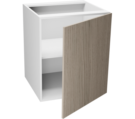 MODULO INFERIOR COCINA BD 60X55X72CM  ROBLE VICENZA GRIS