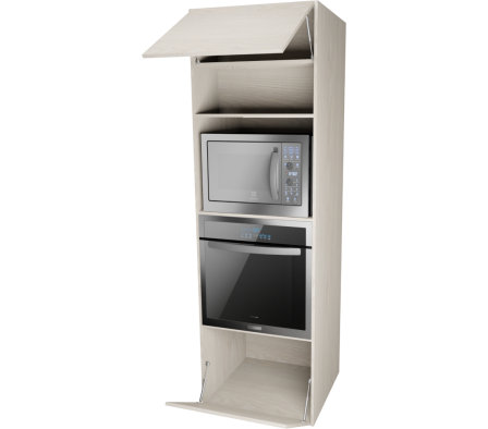 MODULO INFERIOR COCINA HM 63X60X206.7CM PINO ALAND BLANCO