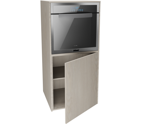 MODULO INFERIOR COCINA H0 63X60X136CM PINO ALAND BLANCO