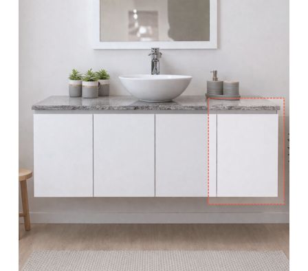 MODULO INFERIOR BAÑO BI 40X54X52CM BLANCO
