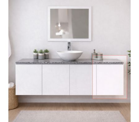 MODULO INFERIOR BAÑO BD 50X54X52CM BLANCO