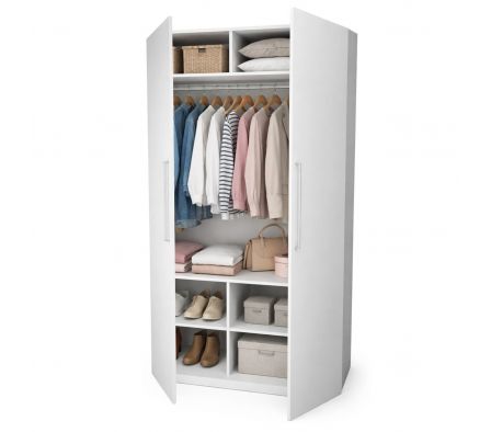 PLACAR PUERTA ABRIR EP 120X61X216,5CM BLANCO