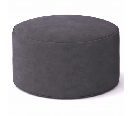 PUFF REDONDO 60 CM BOSTON 06 GRIS OSCURO